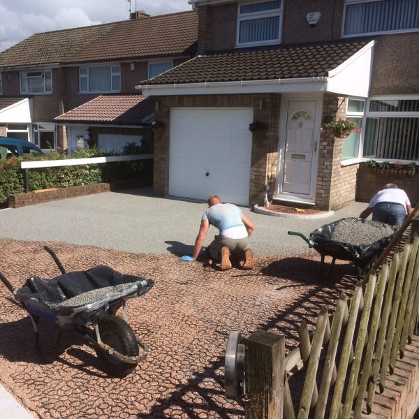 X-Grid Used As Sub-Base Under Resin Bound Gravel Driveway