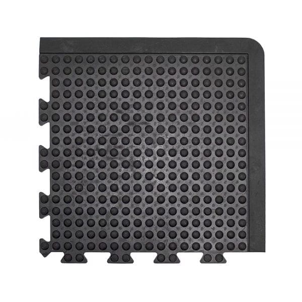 Bubblemat Connect Corner Tile Black