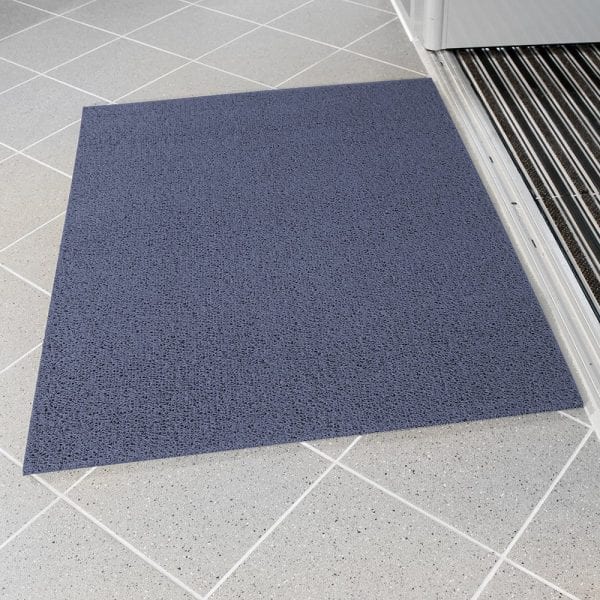 Small blue loopermat non-slip flooring