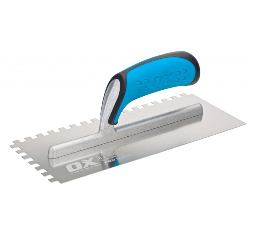 OX Pro 10mm Notch Trowel Tile Adhesive Grout Trowel