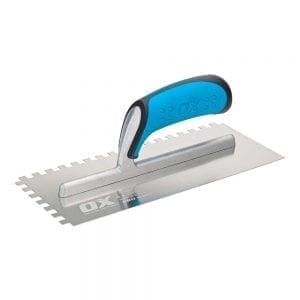 OX Tools Pro 12mm Notch Trowel 