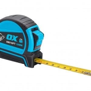 OX Pro Dual Auto Lock Tape Measure - 5m 