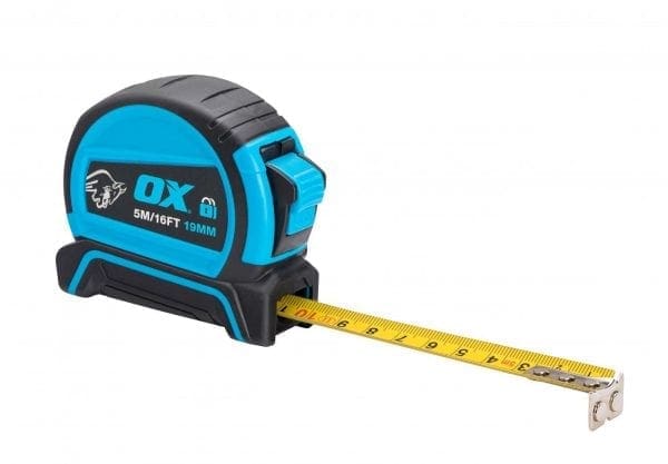 OX Pro Dual Auto Lock Tape Measure - 5m 