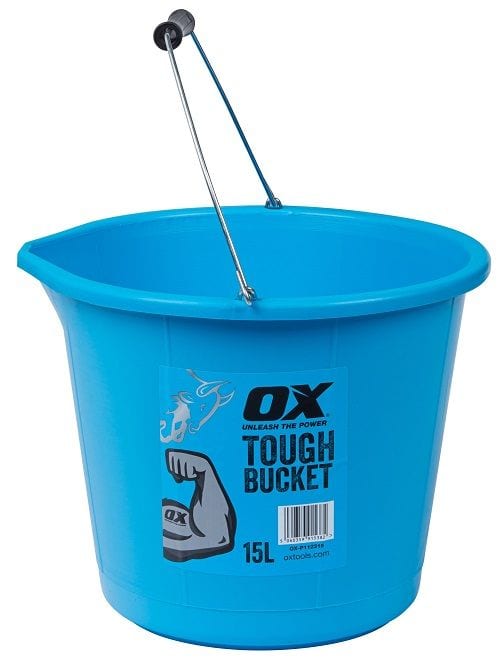 OX Pro Tough 15L Bucket Mixing and Whisks