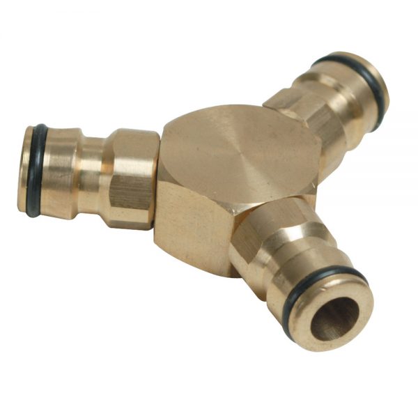 3-Way Connector Brass
