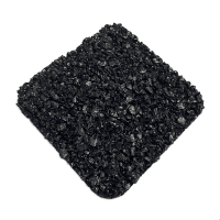 Black Soft Gravel - Transparent Background